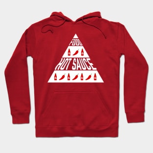 Food Pyramid by Hot Sauce Hoodie